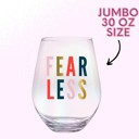 Fearless Jumbo Wine Glass in Gift Box - Holds an Entire Bottle of Wine! 
