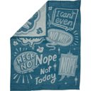Nope Not Today I'll Always Hang With You Cute Sloth and More Jacquard Gift Kitchen Towels
