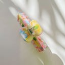 The Lobster in Primavera Floral on White Strong Hair Claw for Long Hair | Claw Clip Hair Accessories