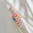 The Lobster in Primavera Floral on White Strong Hair Claw for Long Hair | Claw Clip Hair Accessories