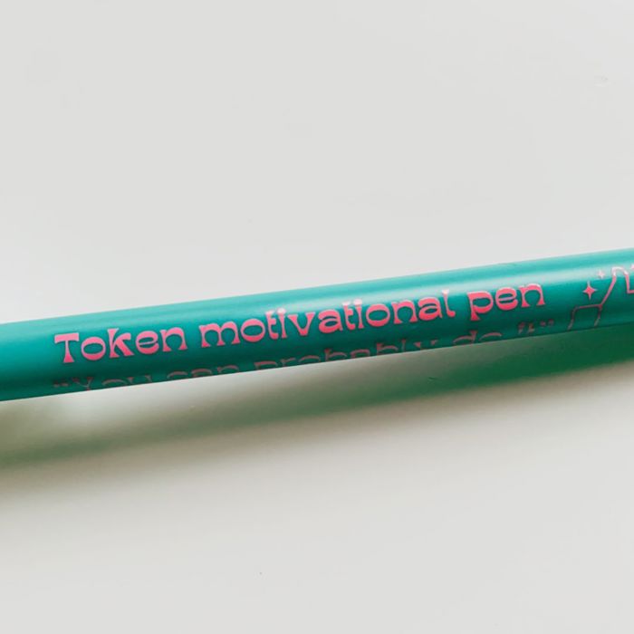 Gen Z Aesthetic Blue Ink Pens | Pens with Funny Sayings