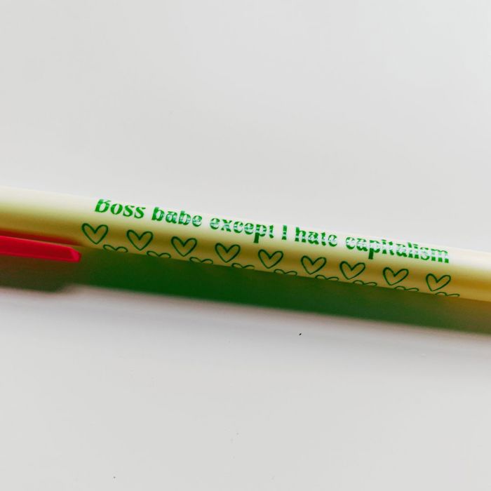 Gen Z Aesthetic Blue Ink Pens | Pens with Funny Sayings