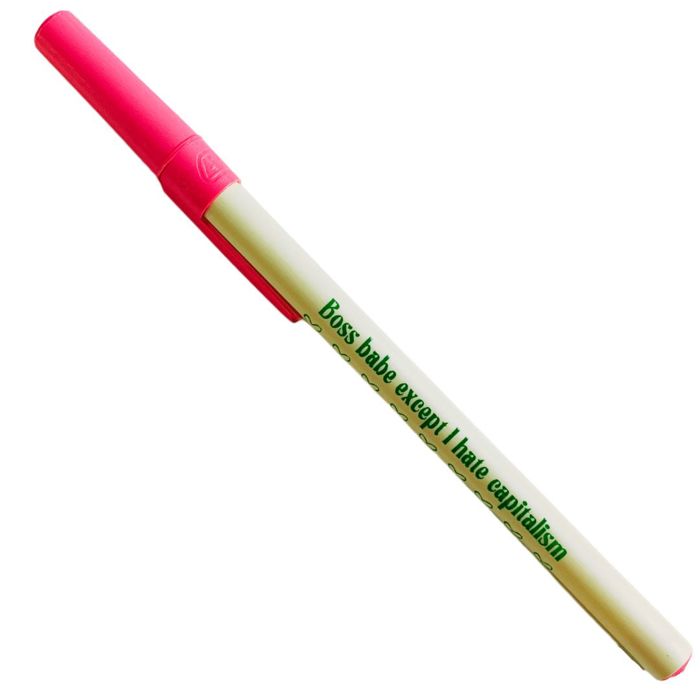 Gen Z Aesthetic Blue Ink Pens | Pens with Funny Sayings