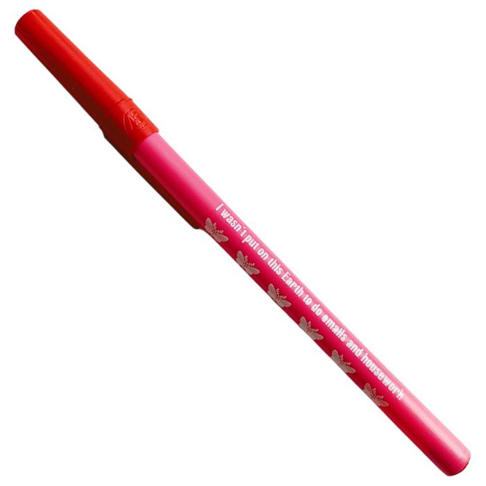 Gen Z Aesthetic Blue Ink Pens | Pens with Funny Sayings