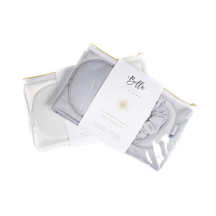 Giftable Goodnight Gorgeous Satin Sleep Set [Includes Pillowcase, Sleep Mask + Scrunchie]