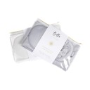White Satin Sleep Set Giftable Goodnight Gorgeous Satin Sleep Set [Includes Pillowcase, Sleep Mask + Scrunchie]