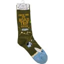 These Are My Road Trip Socks My Last Flying F@#* Socks | Colorful Novelty Unisex Socks | Gift for Her