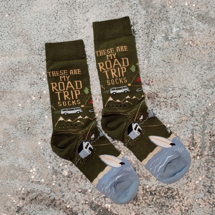 My Last Flying F@#* Socks | Colorful Novelty Unisex Socks | Gift for Her