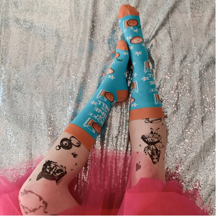 My Last Flying F@#* Socks | Colorful Novelty Unisex Socks | Gift for Her