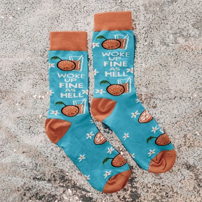 My Last Flying F@#* Socks | Colorful Novelty Unisex Socks | Gift for Her