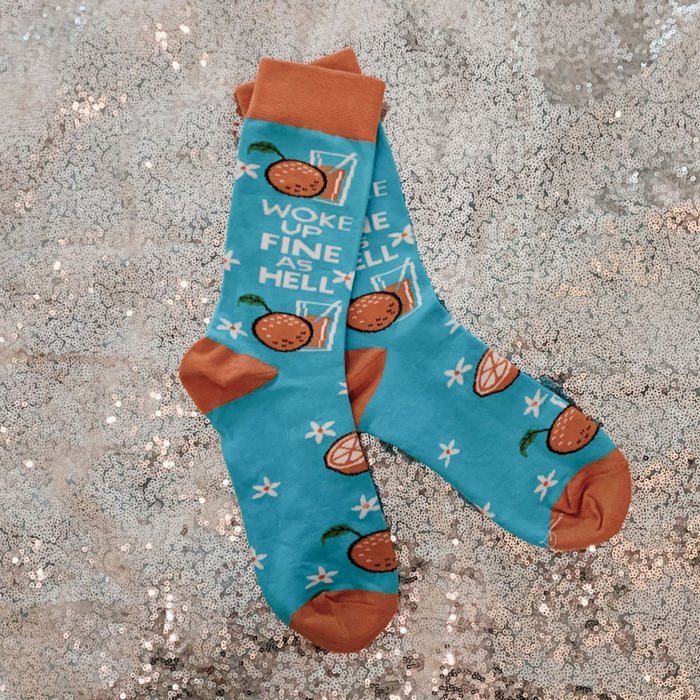 My Last Flying F@#* Socks | Colorful Novelty Unisex Socks | Gift for Her