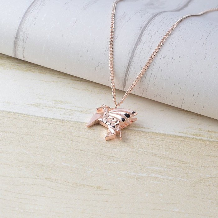 Pegasus Geometric Pendant Necklace 