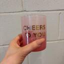 Cheers To You Cocktail Glass | Double Old Fashioned Scotch Whiskey | Party Drinkware Double Old Fashioned Party Glasses - Hip Hip Hooray, Cheers to You, Better Not Pout 