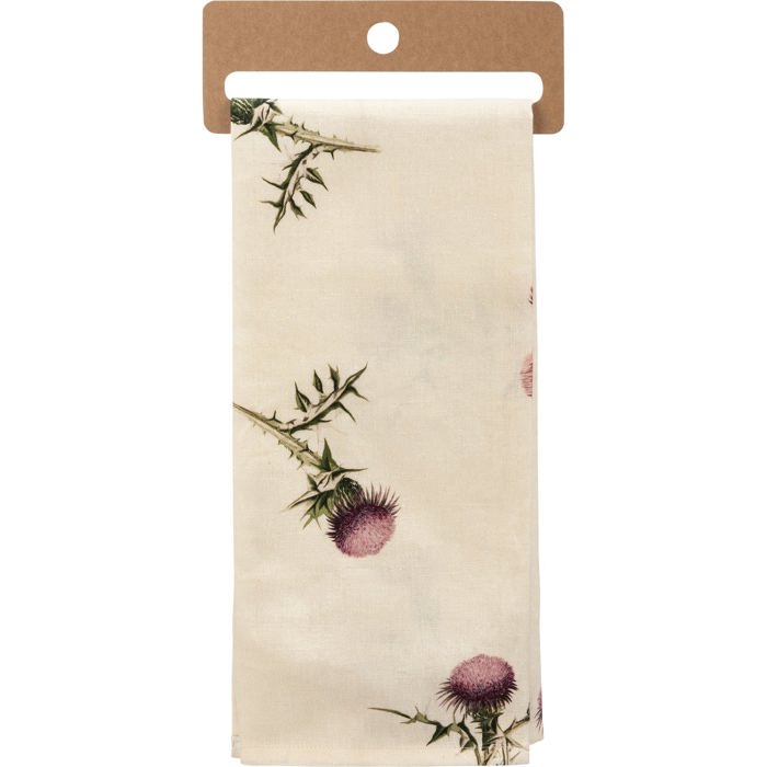 Mothers Day Flower Pun Embroidered Tea and Dish Towels | Novelty Kitchen Hand Towels