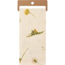 Well That's Just Dandy Mothers Day Flower Pun Embroidered Tea and Dish Towels | Novelty Kitchen Hand Towels