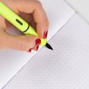 Wink Pop Art Notebook with 190 Dot Grid Pages Cute and Cozy Accessories | Christmas Holiday Gift Ideas - Stocking Stuffers Under $15