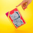 Lucky Cat Rectangular Water Bottle  Cute and Cozy Accessories | Christmas Holiday Gift Ideas - Stocking Stuffers Under $15