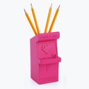 Power Up Retro Arcade Style Pen Pot Cute and Cozy Accessories | Christmas Holiday Gift Ideas - Stocking Stuffers Under $15
