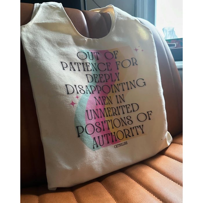 Funny Slouchy Canvas Tote Bags with Humorous Slogans