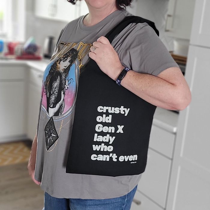 Funny Slouchy Canvas Tote Bags with Humorous Slogans