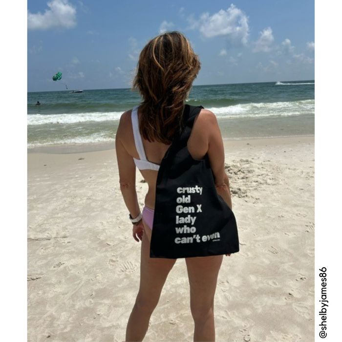 Funny Slouchy Canvas Tote Bags with Humorous Slogans