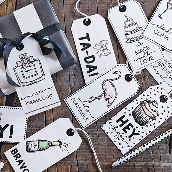Gift Tag Books for Different Occasions | Funny, Minimalist & Merci Beaucoup Collections