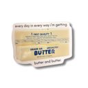 Every Day in Every Way I'm Getting Butter and Butter Butter Vinyl Stickers | Fun & Sassy Die-Cut Decals for Butter Lovers