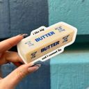 I Like Big Butter And I Cannot Lie Butter Vinyl Stickers | Fun & Sassy Die-Cut Decals for Butter Lovers