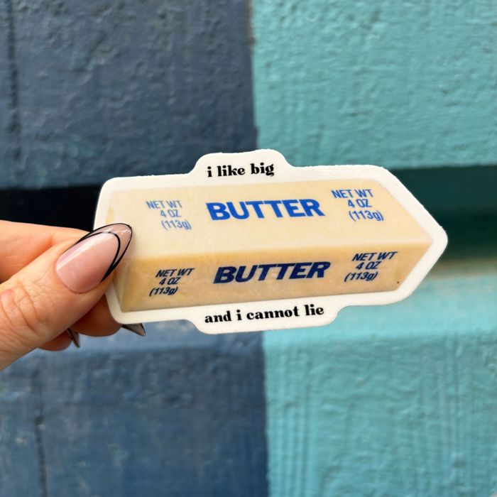 Butter Vinyl Stickers | Fun & Sassy Die-Cut Decals for Butter Lovers