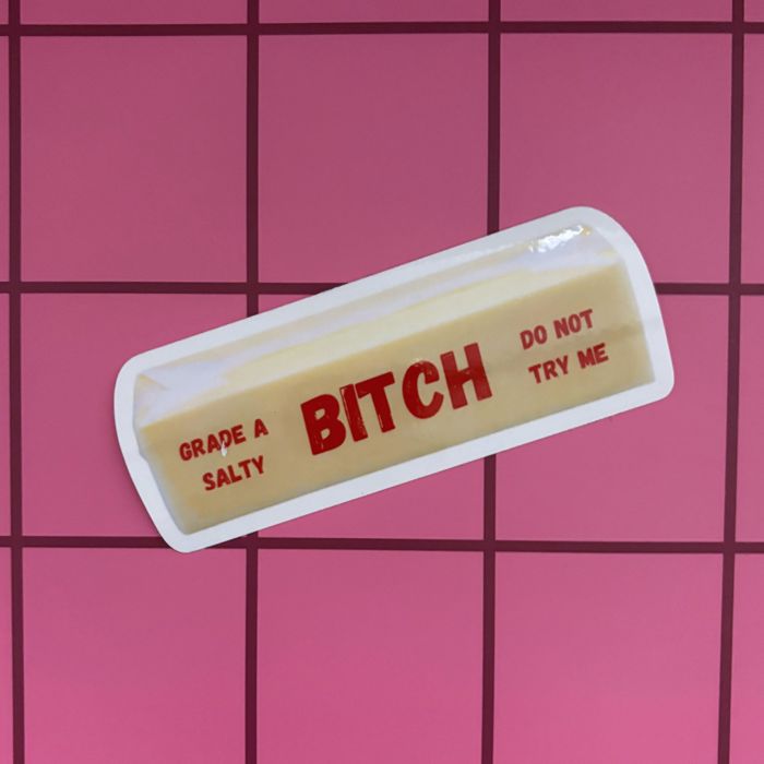 Butter Vinyl Stickers | Fun & Sassy Die-Cut Decals for Butter Lovers