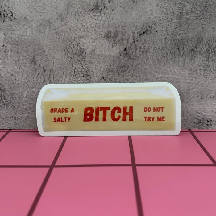 Butter Vinyl Stickers | Fun & Sassy Die-Cut Decals for Butter Lovers