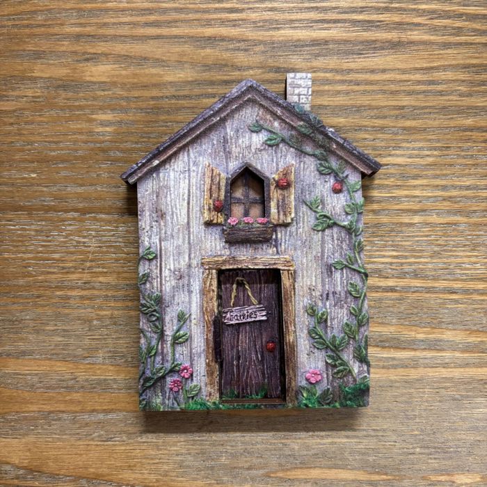 Mini Fairy Door | 4" Tall Faux Faerie Elf Door Outdoor Garden Decor