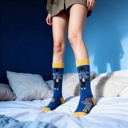 Ringmaster Of The Shit Show My Last Flying F@#* Socks | Colorful Novelty Unisex Socks | Gift for Her