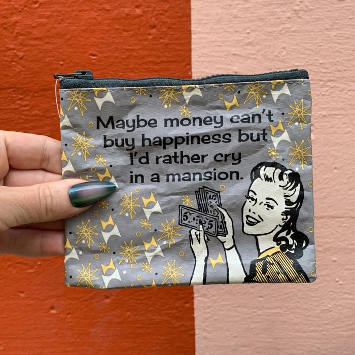 Zipper Wallet Coin Purse Organizer Pouch | 5.25" x 4.25"