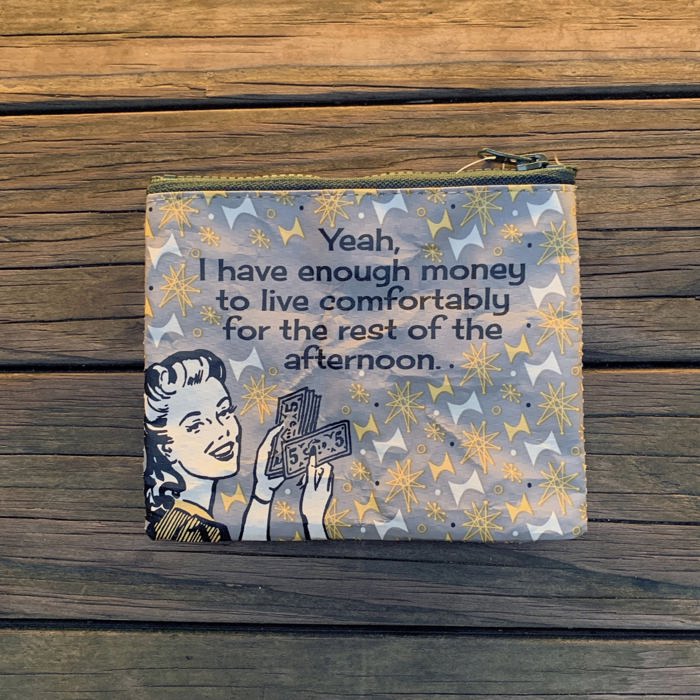 Zipper Wallet Coin Purse Organizer Pouch | 5.25" x 4.25"