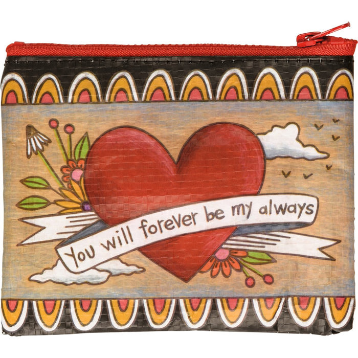 Zipper Wallet Coin Purse Organizer Pouch | 5.25" x 4.25"