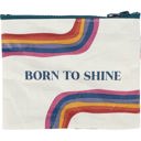 Born To Shine  Zipper Wallet Coin Purse Organizer Pouch | 5.25" x 4.25"