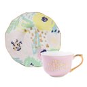 She's Whiskey in a Tea Cup and Saucer Set Par-Tea and Whiskey in a Teacup and Saucer Set