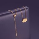 Gold Happy Cloud Minimalist Necklace in Silver or Gold