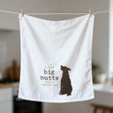 Big Mutts All Food Must Go To The Lab For Testing Dog Dish Cloth Towel Black Lab Labrador Retriever Funny Quote Gift