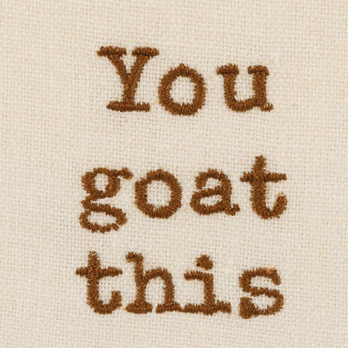 Animal Puns Embroidered Tea and Dish Towels | Linen Novelty Kitchen Towels