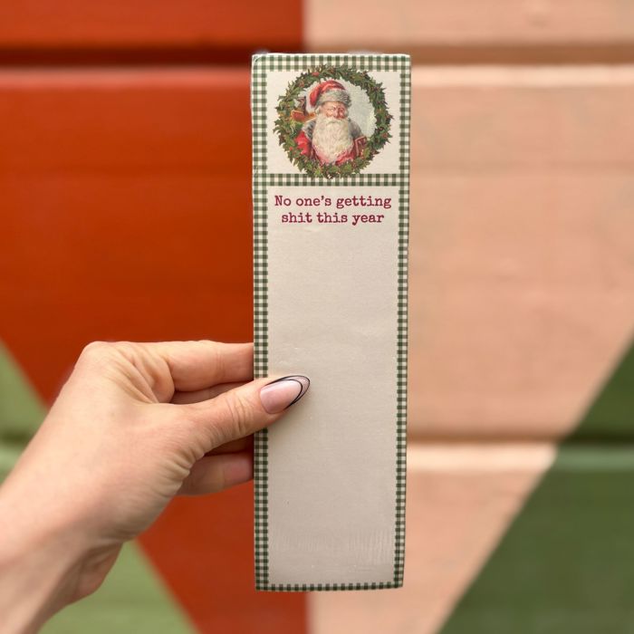 Christmas Fridge Notepads with Magnet Backs | Stocking Stuffer Holiday Memo Pads