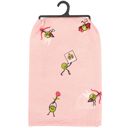 Hap-pea Valentine’s Day Easter and Spring Towels | Funny Kitchen Dish Towels