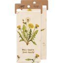 Well That's Just Dandy Flower Pun Embroidered Tea and Dish Towels | Novelty Kitchen Hand Towels