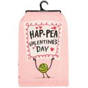 Hap-pea Valentine’s Day Easter and Spring Towels | Funny Kitchen Dish Towels