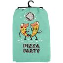 Pizza Party Easter and Spring Towels | Funny Kitchen Dish Towels