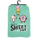 What A Sweet Day Easter and Spring Towels | Funny Kitchen Dish Towels
