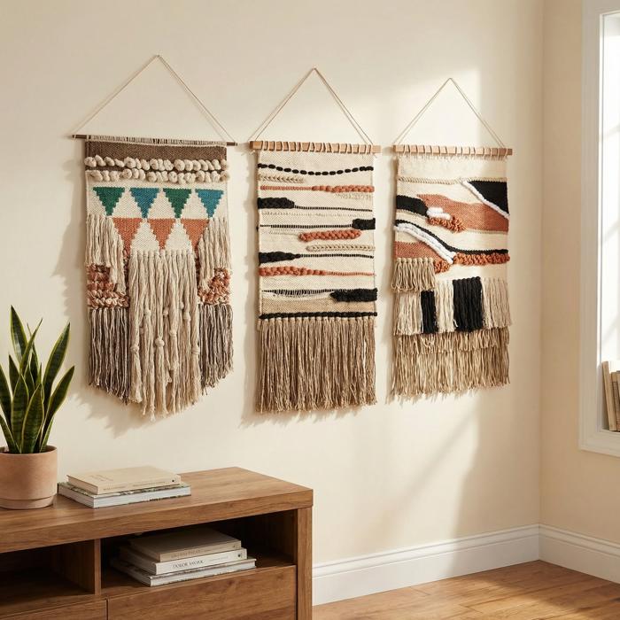 Boho Wall Hanging Decor | Rustic Farmhouse Wall Art