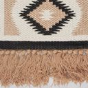 Diamond Western Cotton Wall Hanging with Jute Tassels Boho Wall Hanging Decor | Rustic Farmhouse Wall Art