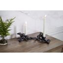 Rustic Birds On Limb Metal Candle Holder Rustic Bird Decor Collection | Farmhouse Bird Garden Decor